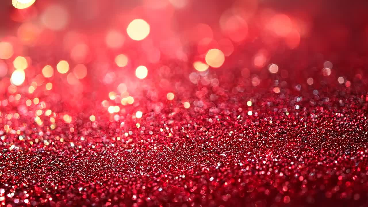 A red background with a lot of sparkles. The sparkles are red and they are scattered all over the background