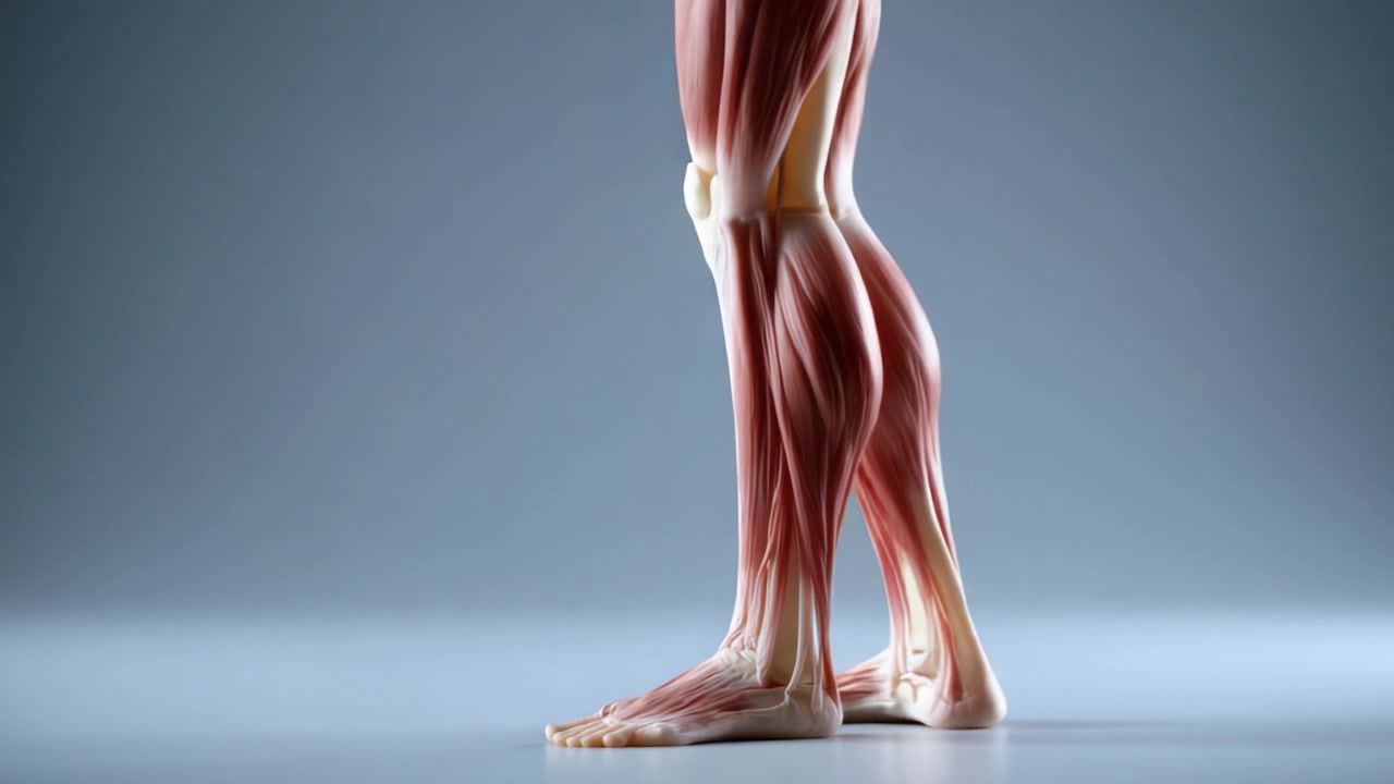 Detaillierte anatomische Studie der menschlichen Beinmuskulatur: Eine umfassende Untersuchung von Muskelstruktur, Funktion und Konnektivität in der menschlichen unteren Extremität.