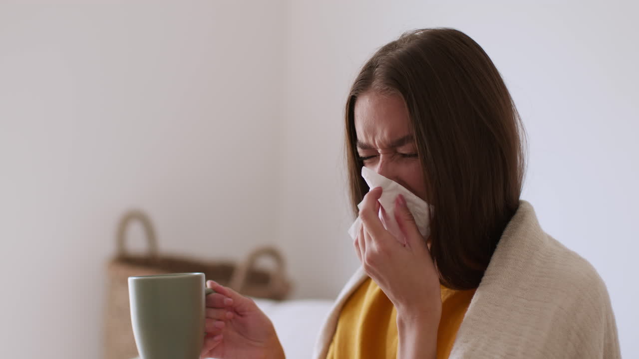 Woman Feeling Under the Weather