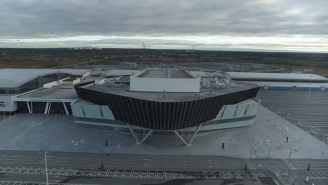 aerial view of international exhibition center