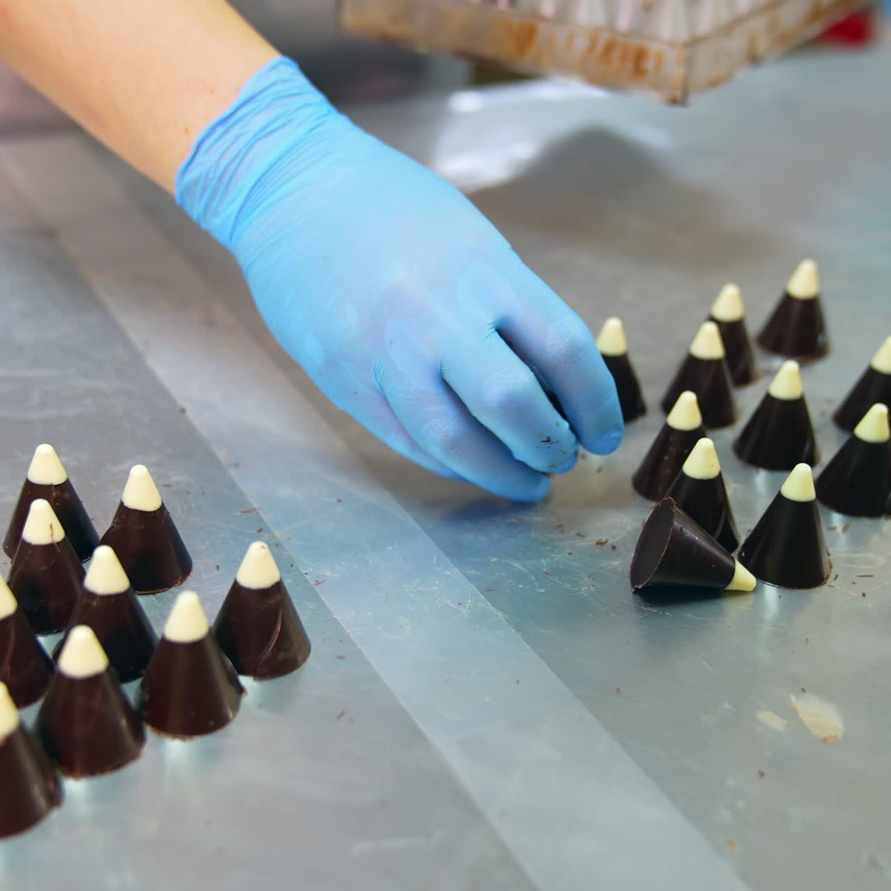 Making Chocolate Cones