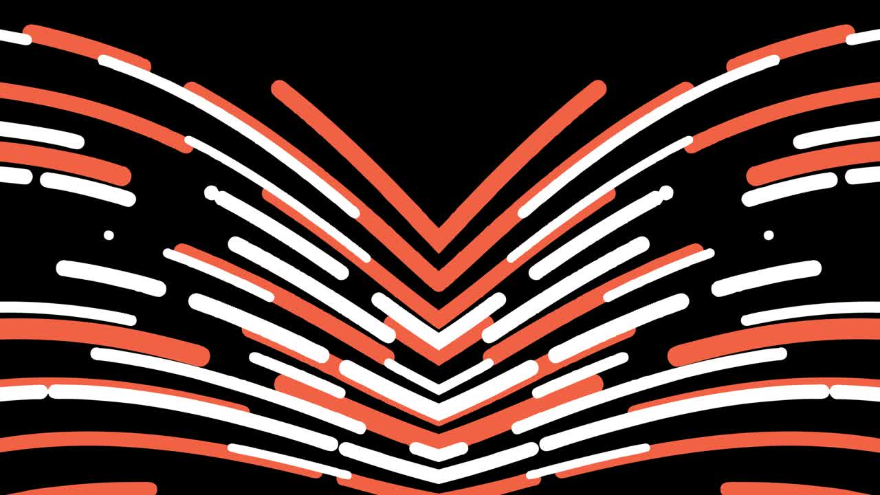 bucle sin costuras de animación 2d de líneas horizontales que fluyen a través de la pantalla. bucle sin costuras video gráfico de movimiento de fondo abstracto. metraje 4k con resolución de canal alfa 4444