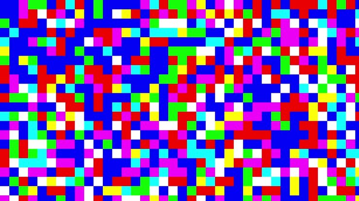 Sfondo di quadrati digitali multicolore