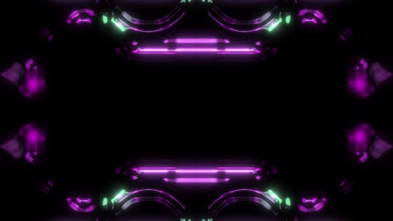 Potente VJ Loop di forme astratte in viola e blu