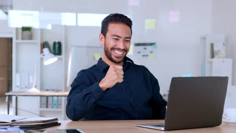 happy, excited trader scoring a win by buying