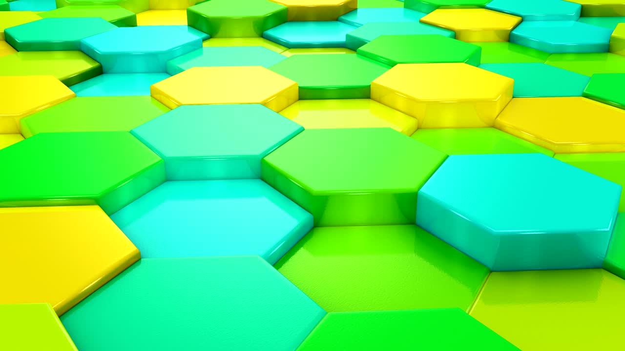 Animated Honeycombs Changes Color