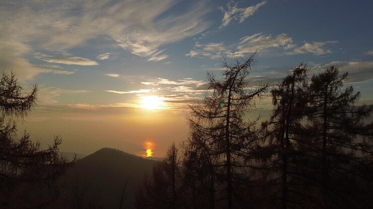 once upon a time there was a mountain where the sunset was called golden hour, in this place there was a young man, searcher and digital nomad or filmmaker that with his drone dedicated to be happy