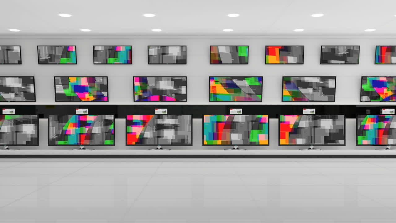 정적 화면을 가진 lcd 화면