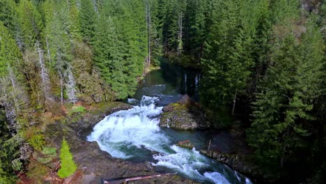 lucia falls is one of five named waterfalls along the east fork lewis river near battle ground