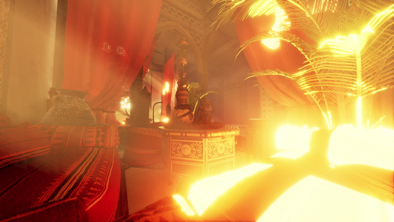 따뜻하고 초대하는 전통적인 중동 인테리어