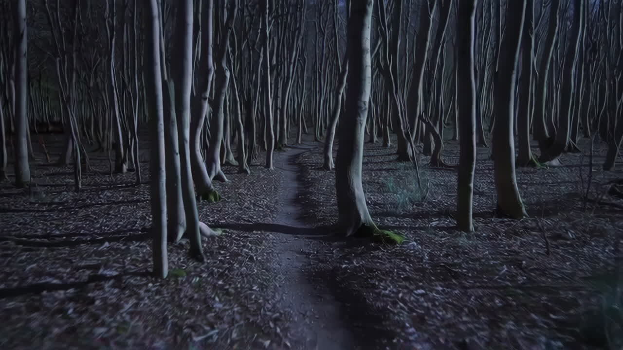 Night Forest Path