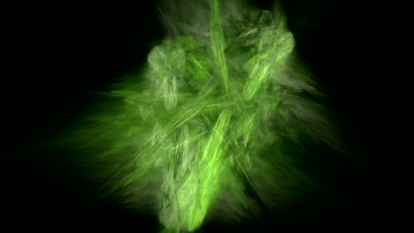 patrón de nebulosa verde fondo de movimiento abstracto