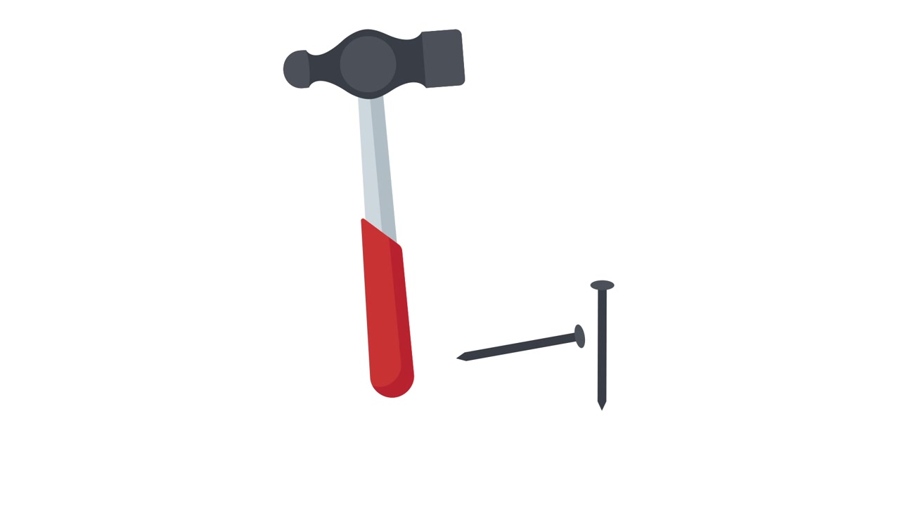 Simple Animation of a Hammer and Nail