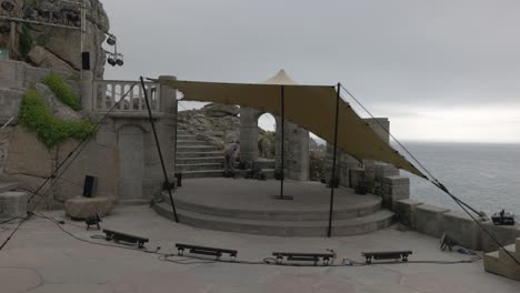 open-air theater on a cliffside