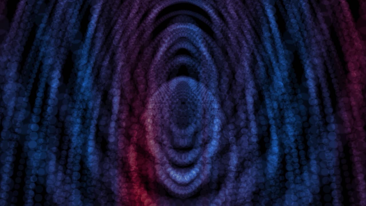 Abstract Blue and Red Spiral Pattern