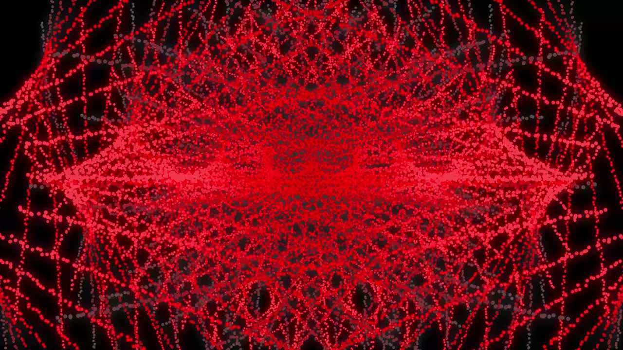 무지개 색상 변경 점 모양 패턴 애니메이션