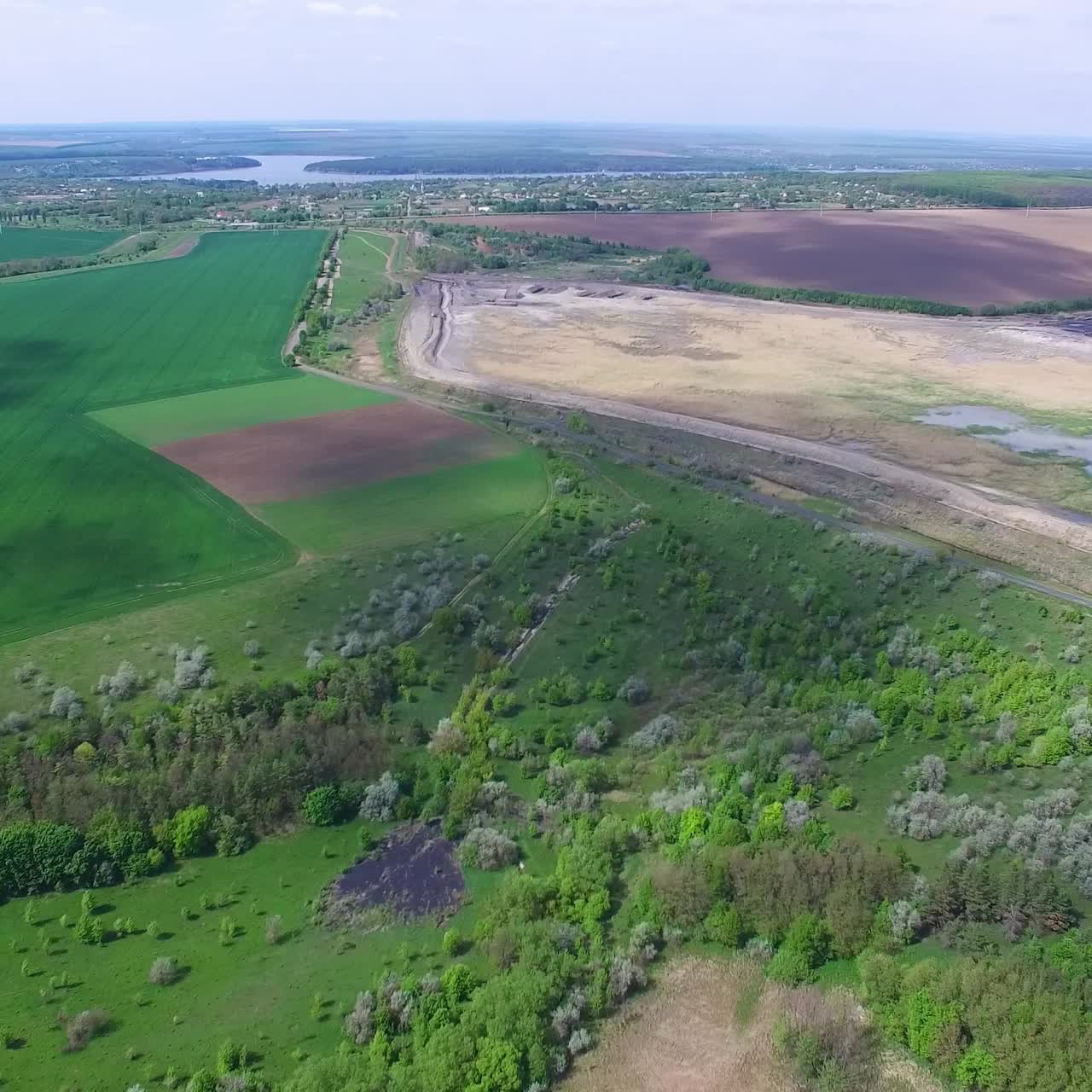 자연의 공중 사진