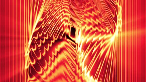 formas abstractas en bucle dorado