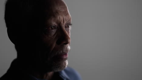 handsome african black man studio portrait