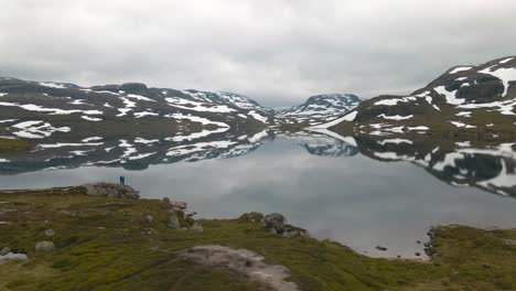 haukelifjell and ståvatn lake in norway