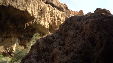 rocks in arid ein gedi en gedi israel