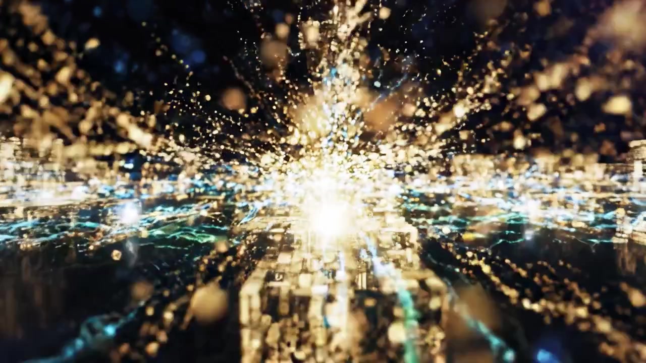 Un viaggio attraverso vibranti paesaggi digitali: Scene accattivanti di luce eterea e movimento che mostrano le complessità dei mondi virtuali.