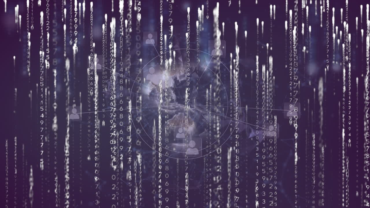 바이너리 코딩을 통한 연결 네트워크의 애니메이션