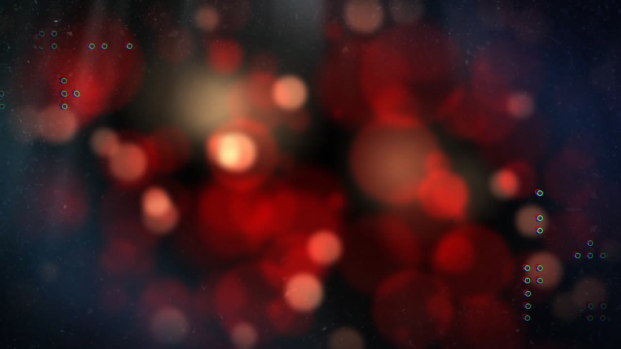 Radial graphic appearing starting particle cloud forming and pulsing while visualizing network data