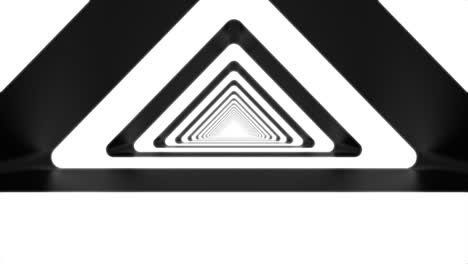 triangle looped abstract background corridor