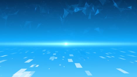 particle stream flowing digital data lines network hightech digital product corporate promotion