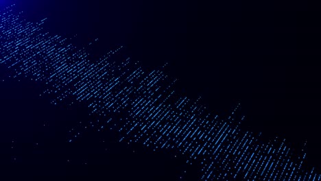 3d particles wave flowing pattern halftone gradient curve shape on background concept of technology