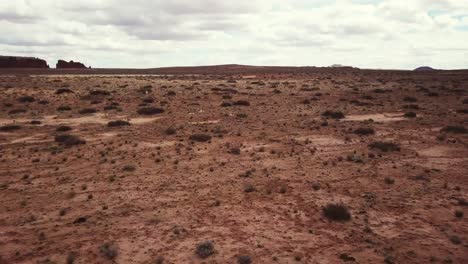 Startled-herd-of-Pronghorn-Antelope-turn,-run-through-Mojave-Desert,-Utah,-USA