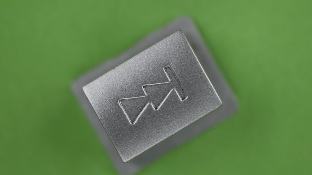 rotación, botón con símbolo de rebobinado hacia adelante. icono de flecha. vista superior. aislado