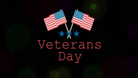 Animation-of-veterans-day-text-and-stars-over-flags-of-united-states-of-america