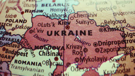map of ukraine and surrounding countries