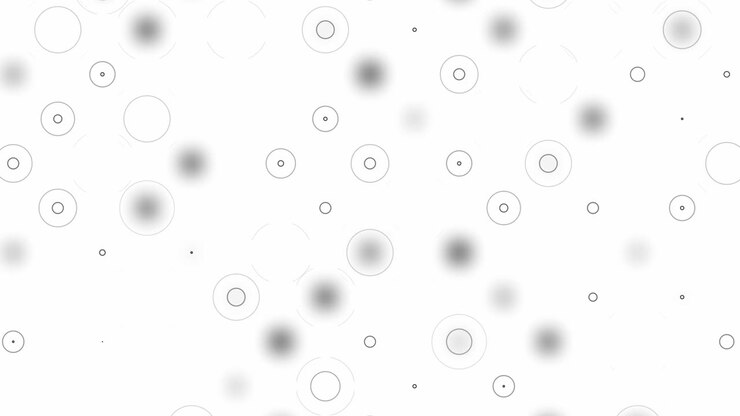Abstract Background of White Circles