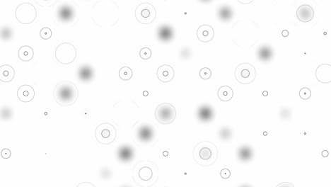 abstract background of white circles