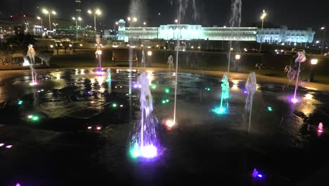fuente en el parque souq waqif
