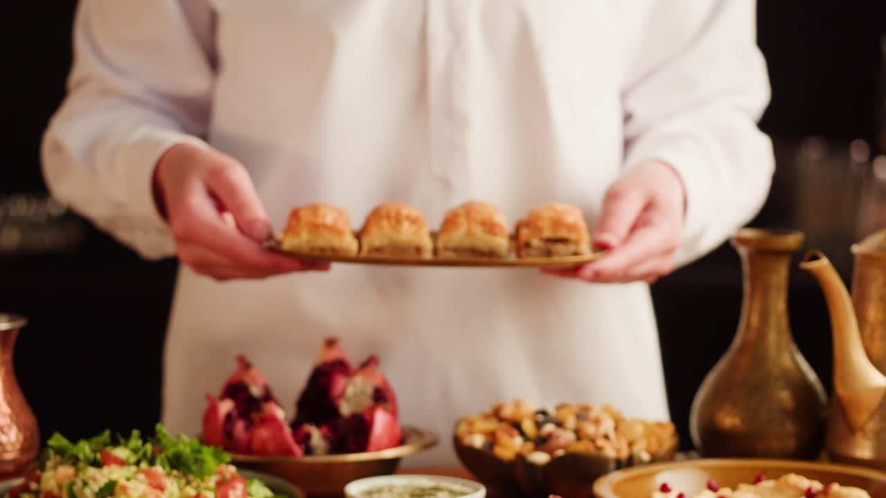 Baklava Being Served