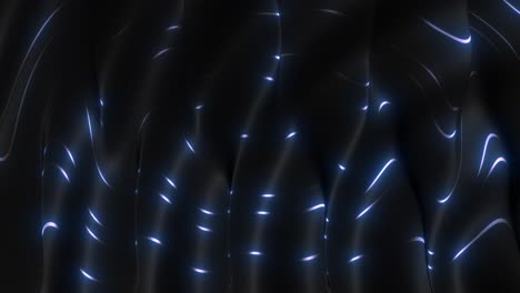 abstract dark fabric with glowing lines