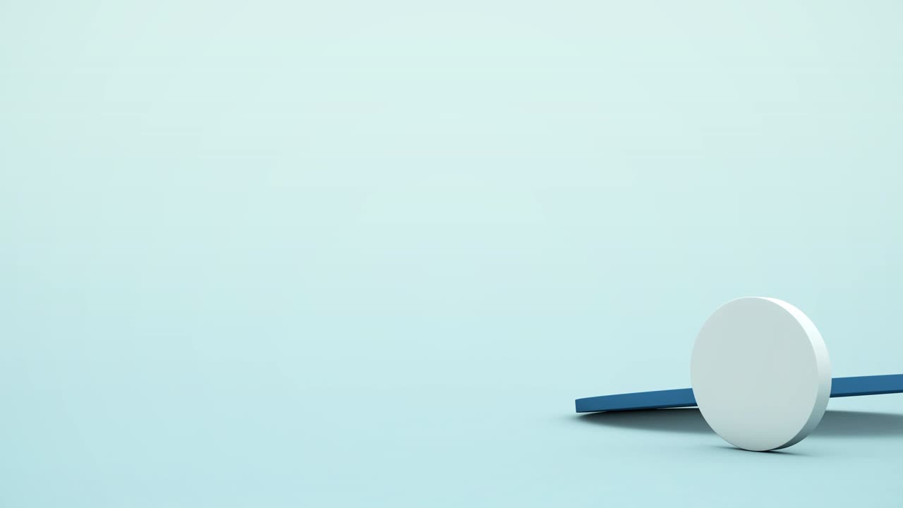 animación de bucle abstracto de placas circulares 3d que giran (animación de formas geométricas)