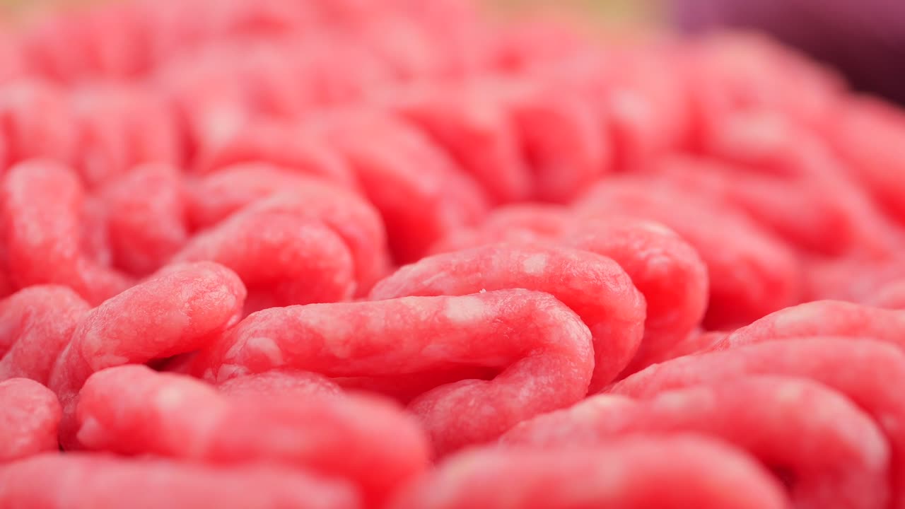 Ground Meat Close-up
