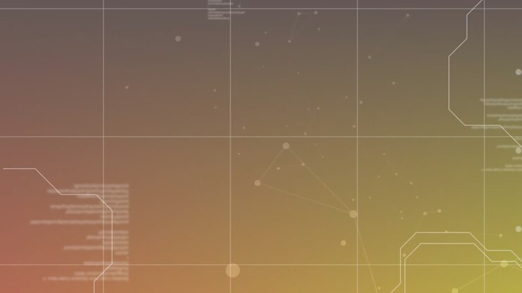 animazione dell'elaborazione dei dati digitali su sfondo scuro