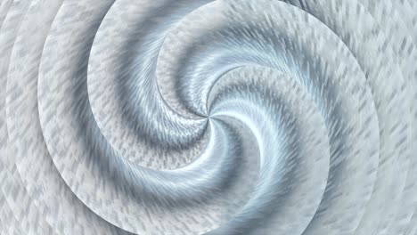 computer generated background with fractal steel spiral. 3d rendering metal rotation