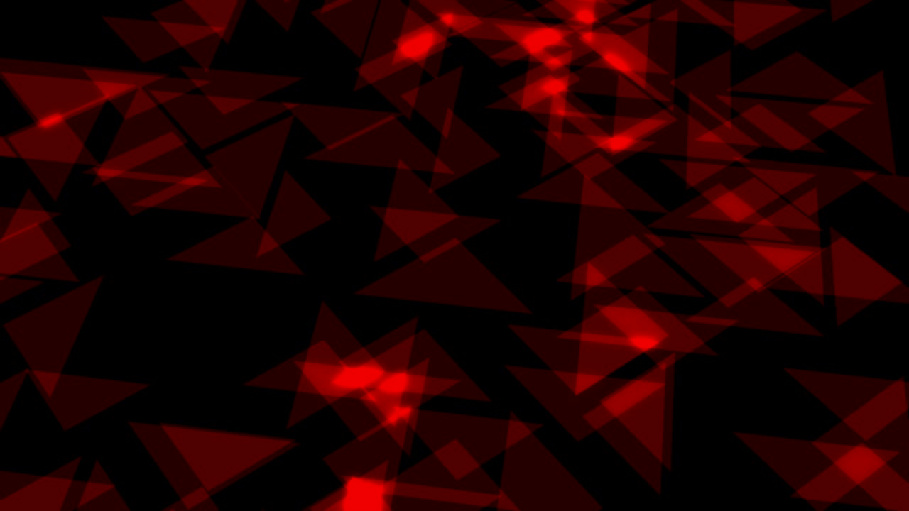 Abstract Triangles Loop Background with Light