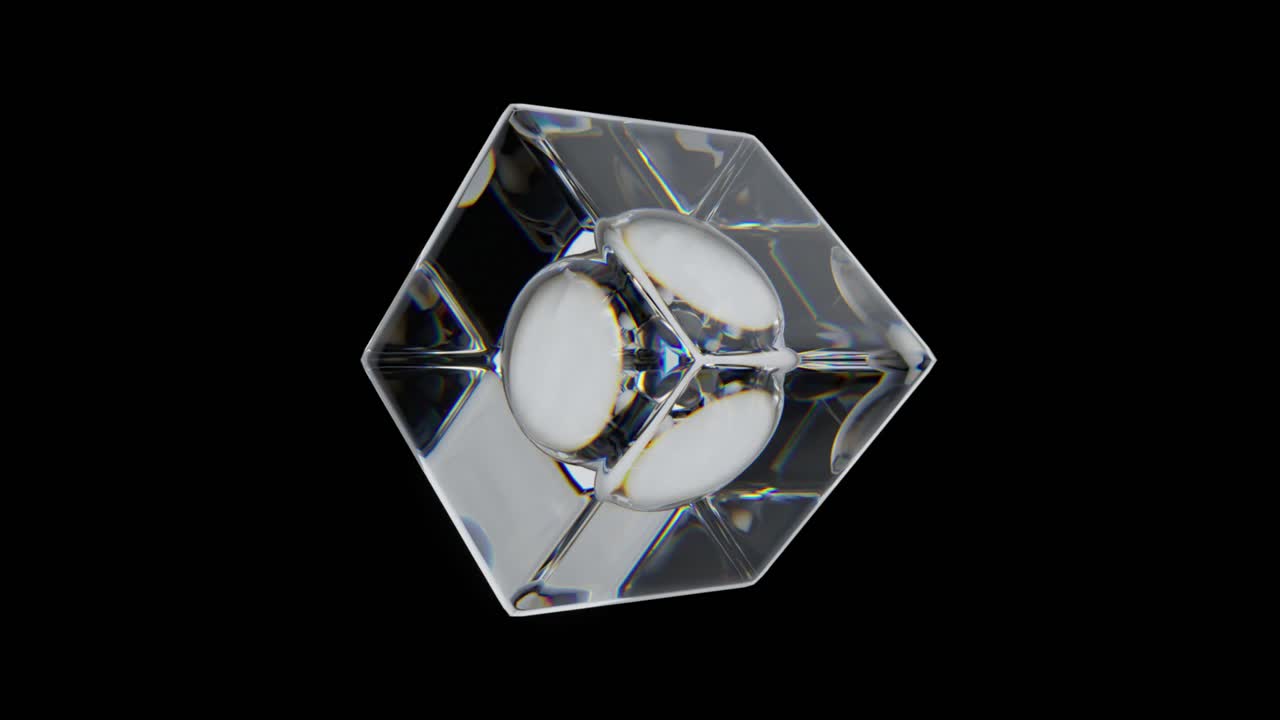 cristal transparente en forma de diamante