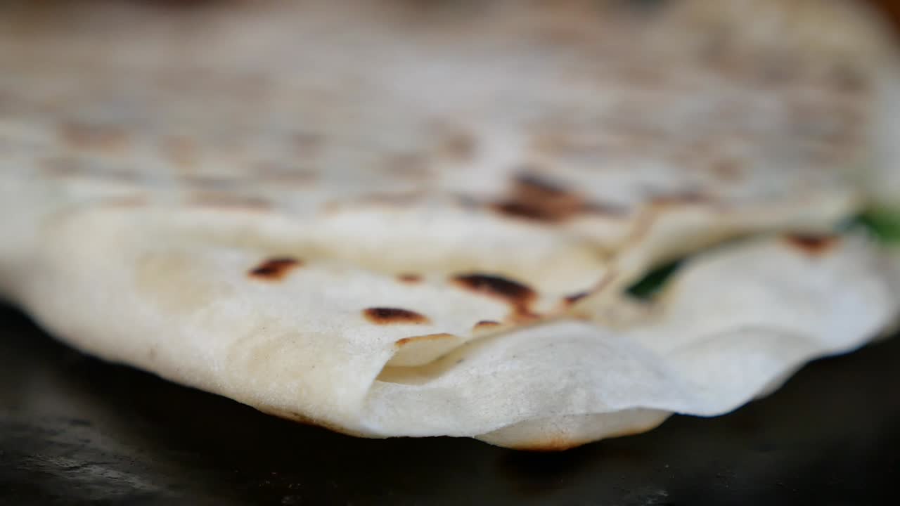 Close-up of flatbread