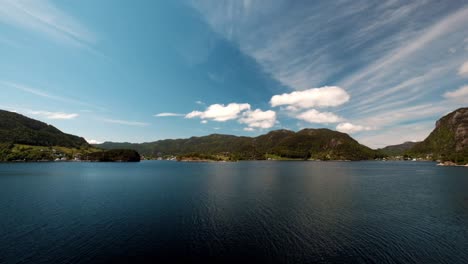 la hermosa naturaleza de noruega.