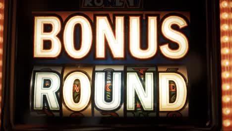 exciting video frames showcasing slot machine bonus round feature with bright lights and colorful icons involving the anticipation of winning big