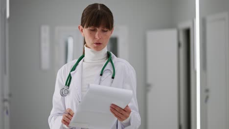doctor reviewing medical records